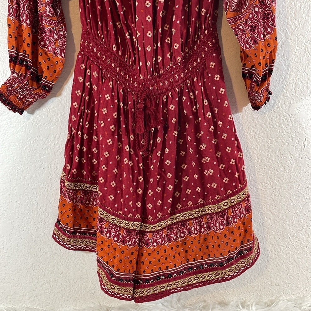 SUPERDRY Ameera Off The Shoulder Playsuit Romper Size 6 - Picture 6 of 16